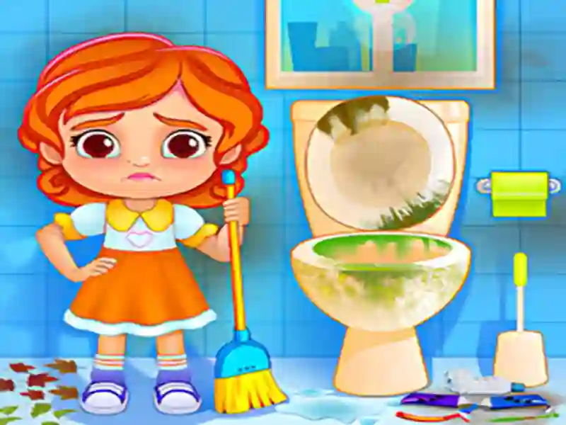 Гульня Kids House Cleanup онлайн