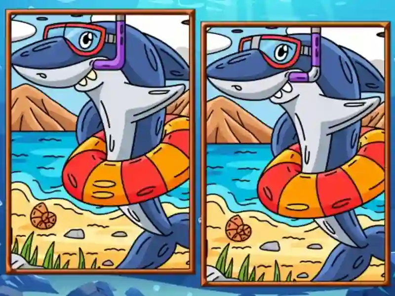 Гульня Marine Spot the Difference онлайн
