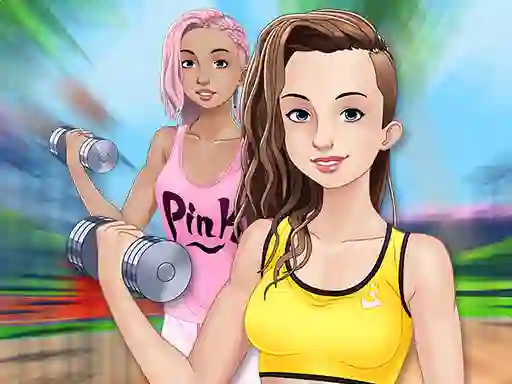 Гульня Fitness Girls Dress Up онлайн