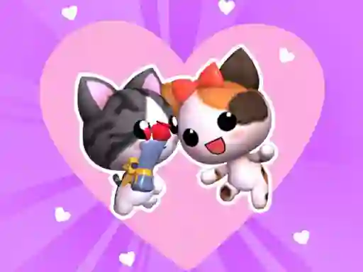 Гульня Love Cat Line онлайн