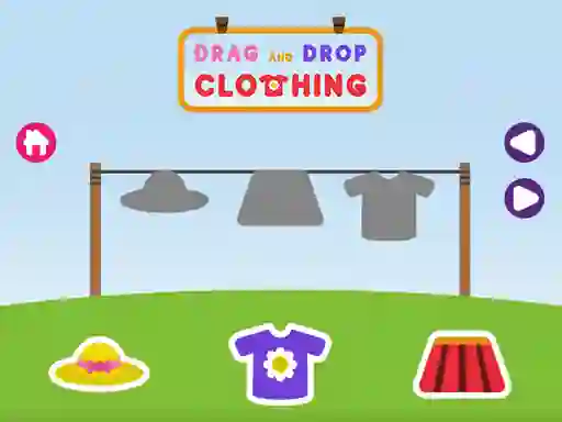 Гульня Drag and Drop Clothing онлайн