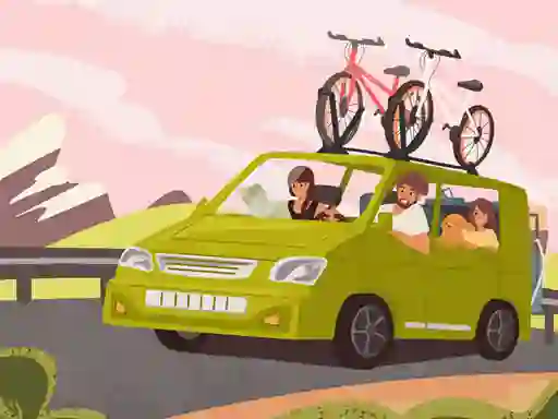 Гульня Family Travelling Jigsaw онлайн