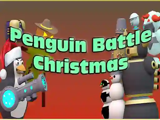 Гульня Penguin Battle Christmas онлайн