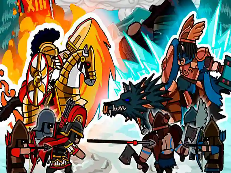 Гульня Ancient Wars: Caesar онлайн