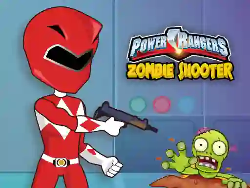 Гульня Power Rangers Zombie Shooter онлайн