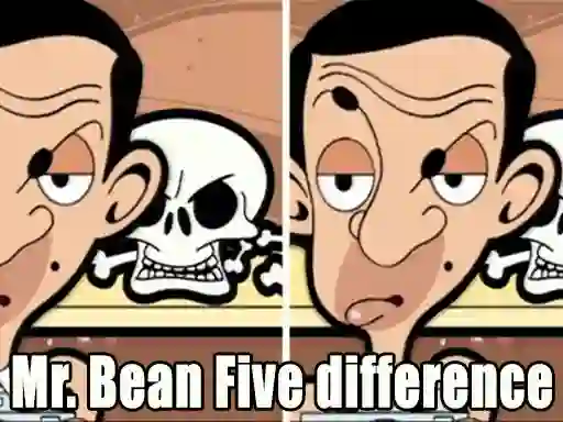 Гульня Mr Bean Five Difference Challenge онлайн