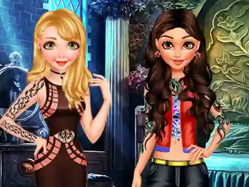 Гульня Princess Bad Girls Makeover онлайн