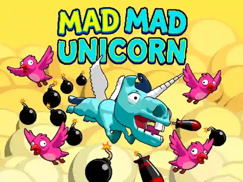 Гульня Mad Mad Unicorn онлайн