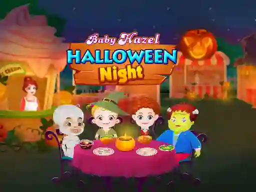 Гульня Baby Hazel Halloween Night онлайн