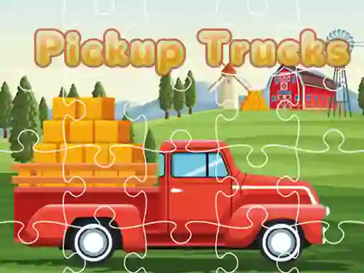 Гульня Pickup Trucks Jigsaw онлайн
