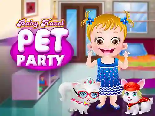 Гульня Baby Hazel pet party онлайн
