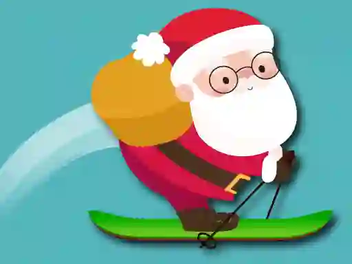 Гульня Avalanche Santa Ski Xmas онлайн