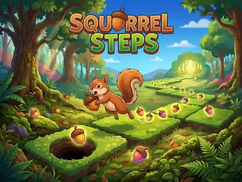 Гульня Squirel Steps онлайн