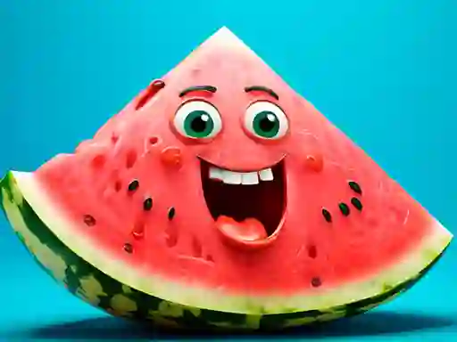 Гульня Merge fruits: Fold the Watermelon! онлайн