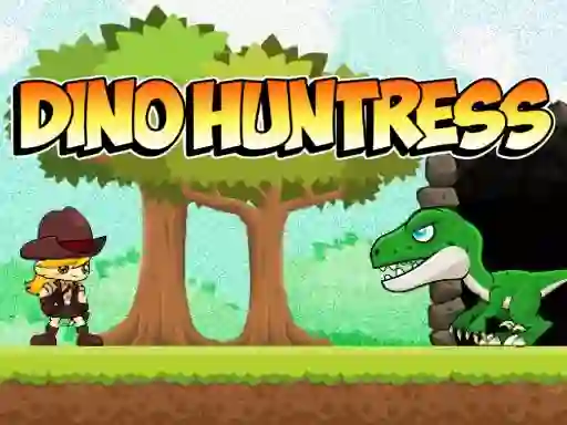 Гульня Dino Huntress онлайн