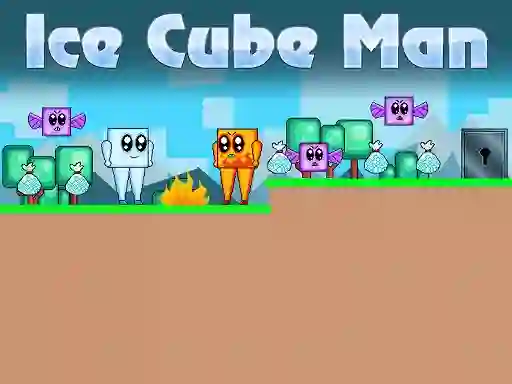 Гульня Ice Cube Man онлайн