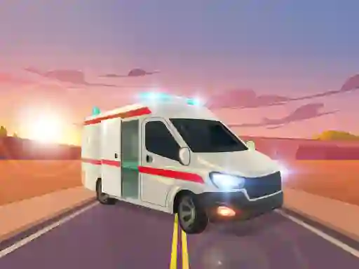 Гульня Ambulance Traffic Drive онлайн