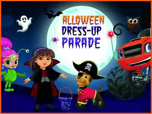 Гульня Nick jr. Halloween Dress up Parade онлайн
