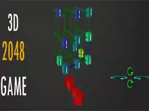 Гульня 2048 - 3D онлайн