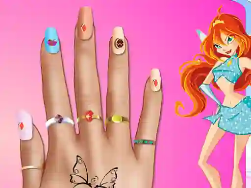 Гульня Winx Nail Makeover онлайн