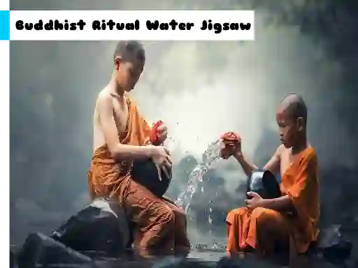Гульня Buddhist Ritual Water Jigsaw онлайн
