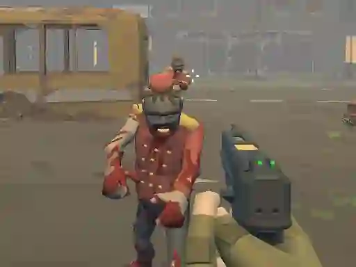 Гульня Zombie City Polygon Survival онлайн