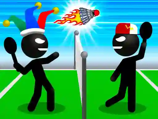 Гульня Stickman Sports Badminton онлайн