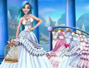 Гульня Rachel Winter Party Prep онлайн