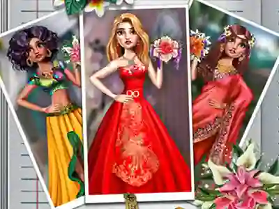 Гульня Exotic Wedding Looks онлайн