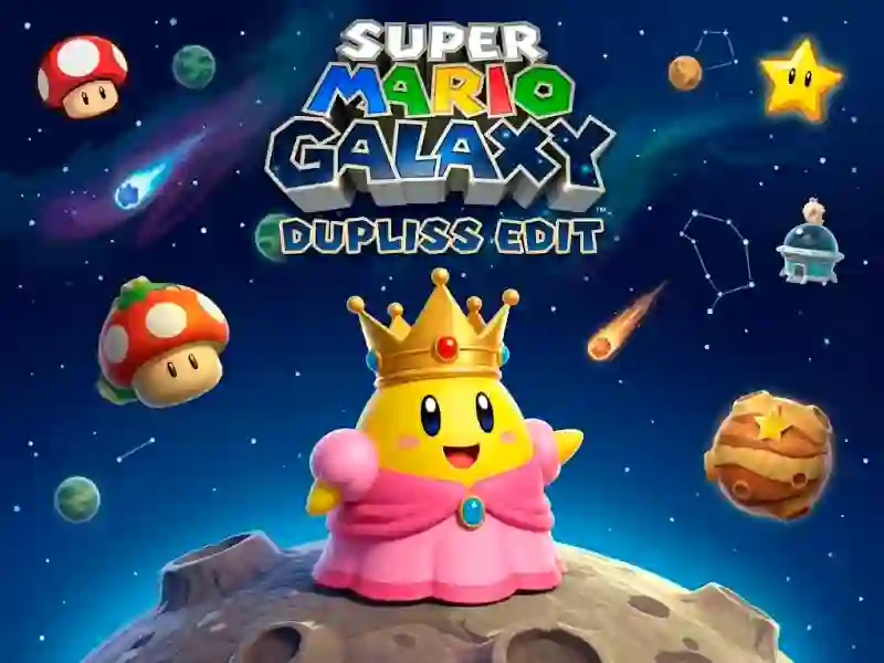 Гульня Super Mario Galaxy онлайн