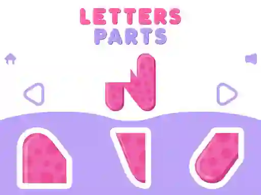 Гульня Letters Parts онлайн