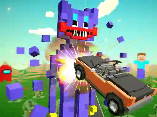 Гульня Nubic Stunt Car Crasher онлайн