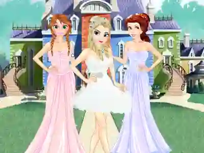 Гульня Girls Ball Dress up онлайн