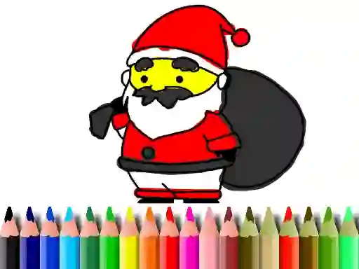 Гульня Back To School: Santa Claus Coloring онлайн