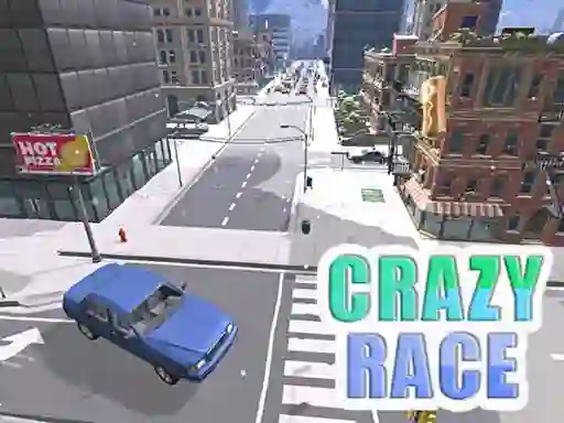Гульня Crazy Race онлайн