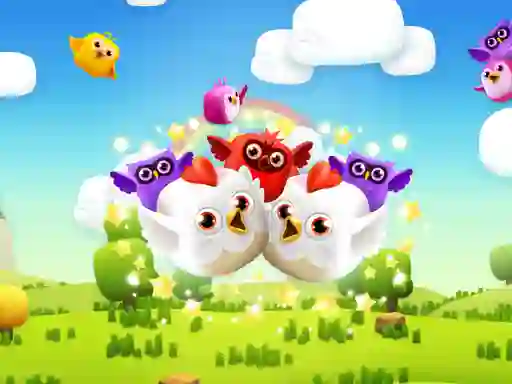Гульня Birds LineUp онлайн