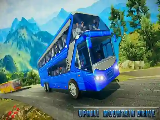 Гульня Dangerous Offroad Coach Bus Transport Simulator онлайн