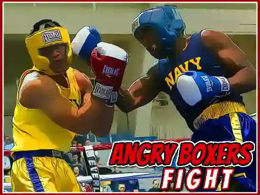 Гульня Angry Boxers Fight онлайн