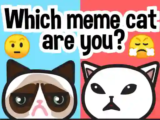 Гульня Which Meme Cat Are You? онлайн