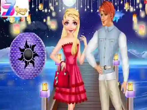 Гульня Princesses: Lantern Competition онлайн