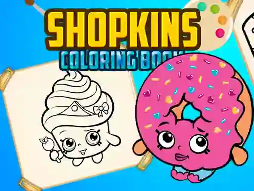 Гульня Shopkins Coloring Book онлайн