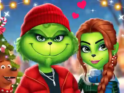 Гульня The Grench Couple Holiday Dress up онлайн