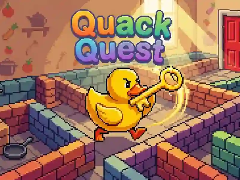 Гульня Quack Quest онлайн