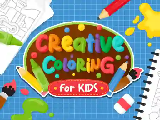 Гульня Creative Coloring онлайн