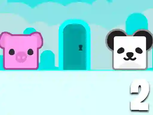Гульня Panda Escape With Piggy 2 онлайн