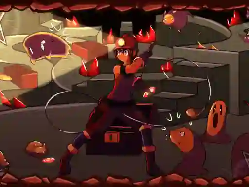 Гульня Tiny Explorer онлайн