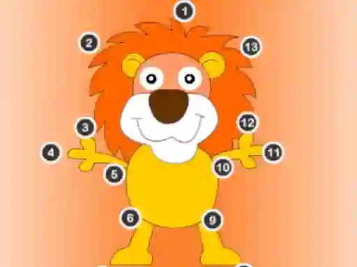 Гульня Point To Point Happy Animals онлайн