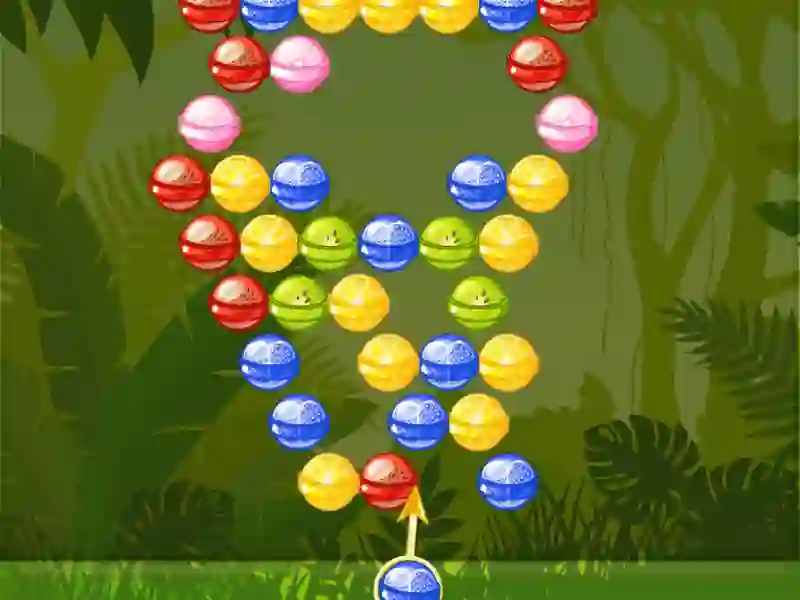Гульня Bubble Shooter Fruits Candies онлайн