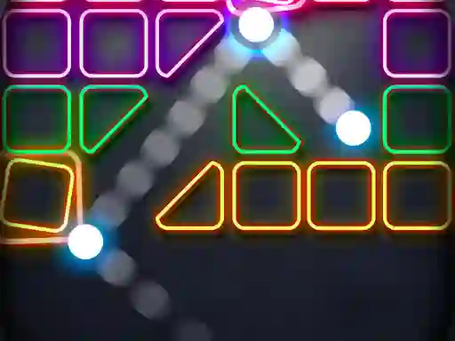 Гульня Neon Bricks онлайн