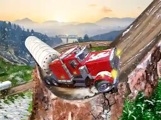 Гульня Semi Truck Snow Simulator онлайн